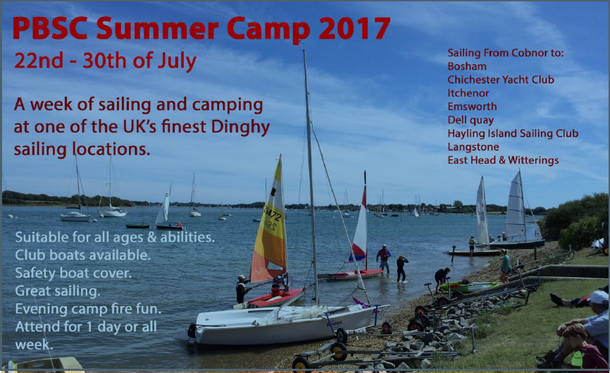 Sailing Camp 2017 22nd to 30th July Chichester Pevensey Bay Sailing Club